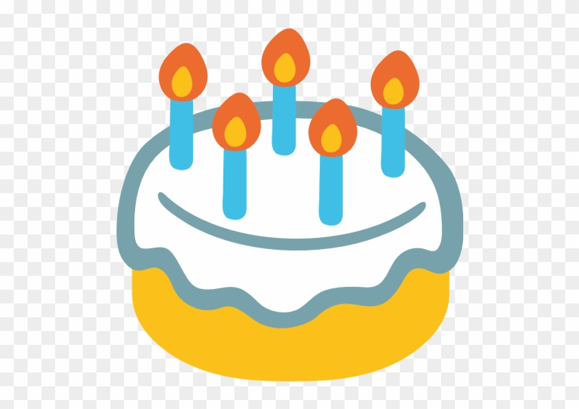 Birthday Cake Clip Art Black And White Download Picture - Birthday Cake Emoji Png #1397983