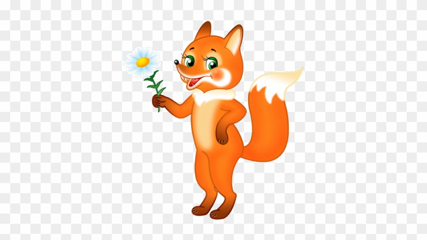 Fox Clipart Transparent Background - Лиса Картинки Мультяшные #1398001