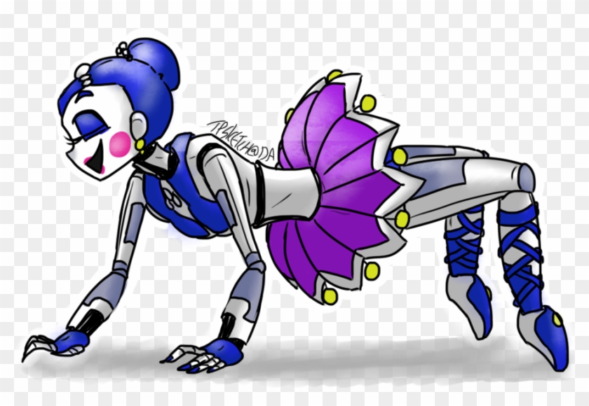 Image Free Download Ballora Drawing Spider - Sister Location Fanart #1398132