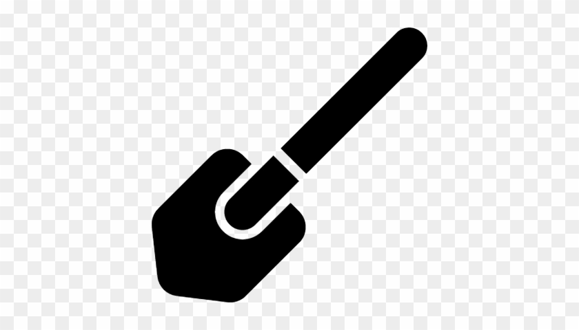 Shovel To Dig Vector - Hoe Icon #1398209