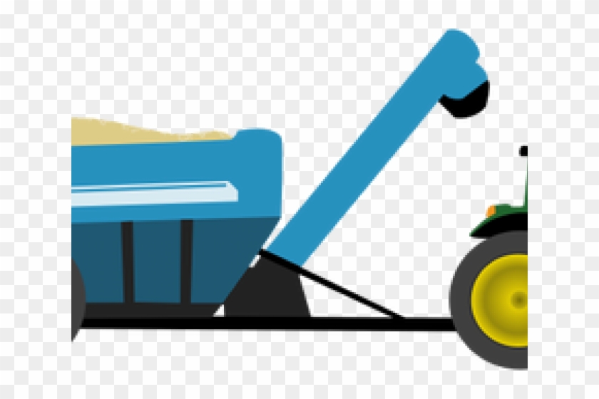 Grains Clipart Wheat Farming - Farmer Tractor Clip #1398311