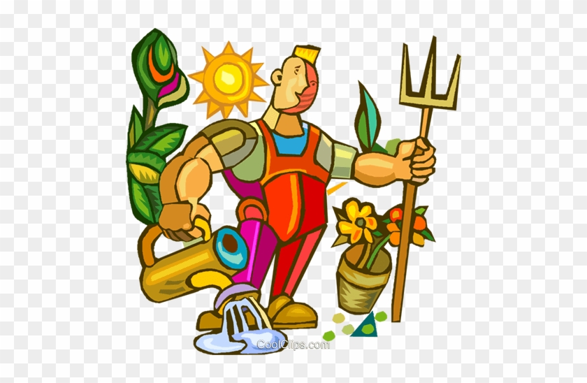 Gardener Doing Yard Work - Gärtner Cliparts - Free Transparent PNG Clipart  Images Download