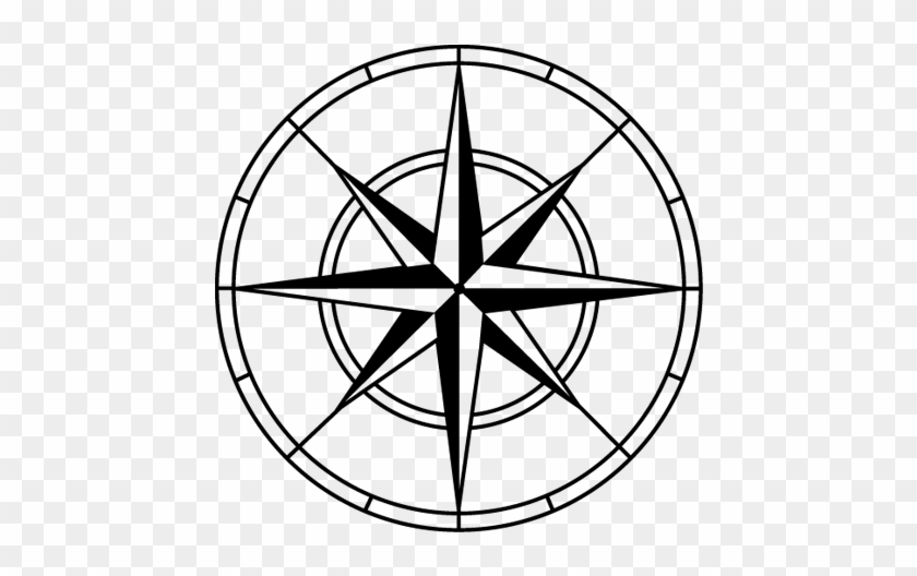 Collection Of Free Compass Vector Grunge - Compass Rose #1398430