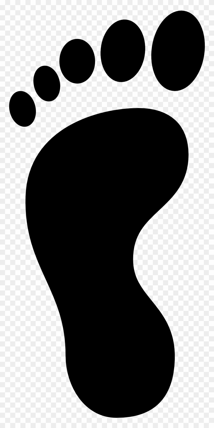 Foot Clipart Toenails - Footprint Icon #1398534