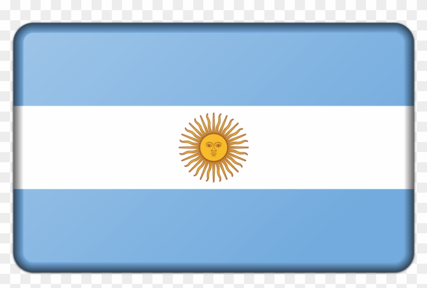 Flag Of Argentina Argentine National Anthem Flag Of - Argentina Icon Flag Png #1398772