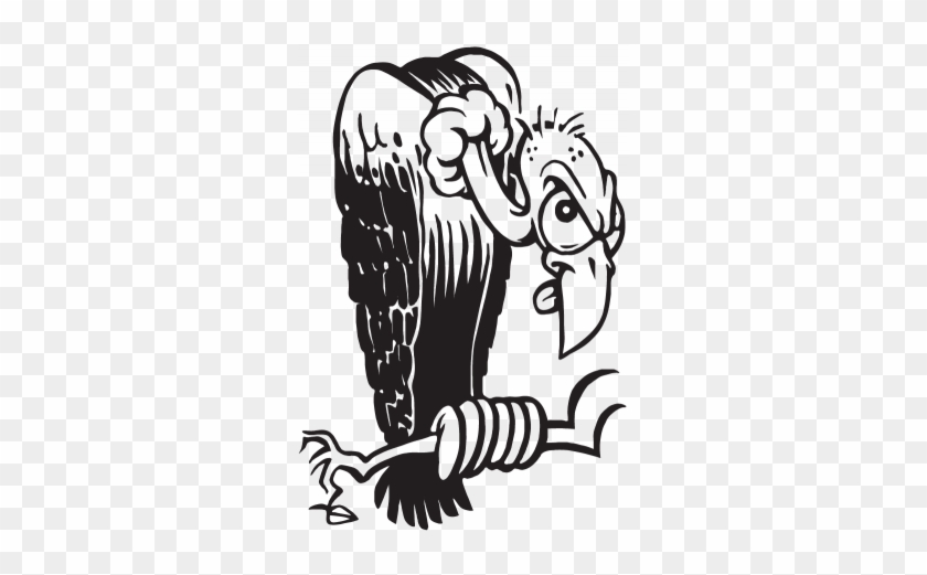 Turkey Vulture Coloring Lettering - Vulture Cartoon #1398811