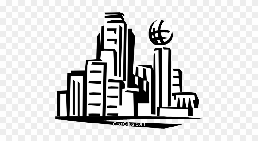 Cityscape Royalty Free Vector Clip Art Illustration - Zhiltsentr Sk #1398814