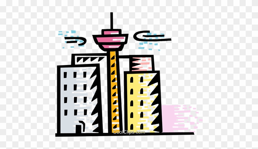 Cityscapes Royalty Free Vector Clip Art Illustration - Royalty-free #1398816