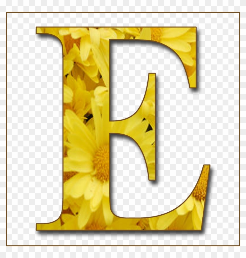 Letter Cursive E Png Search Results Calendar 2015 Cursive - Capital Letters In Yellow #1398887