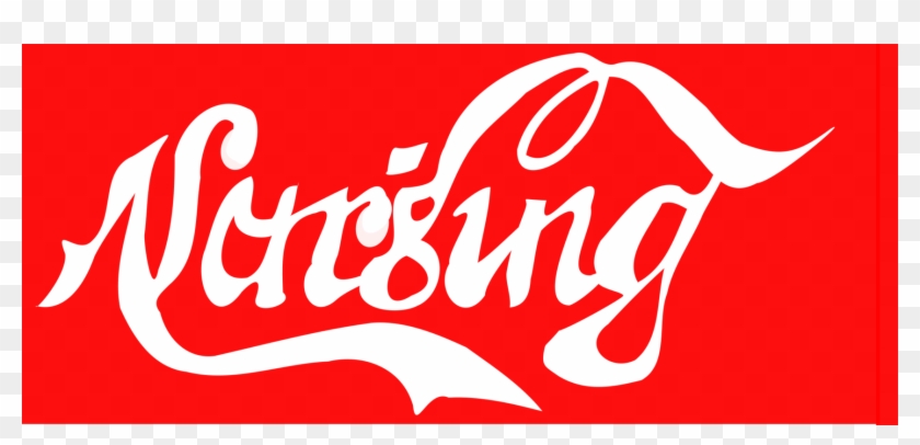 Logo Nursing Calligraphy Banner Public Domain - Vector Graphics #1398963