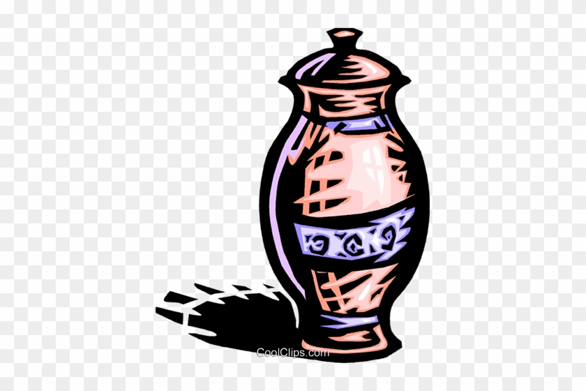 Vase Royalty Free Vector Clip Art Illustration - Illustration #1399059