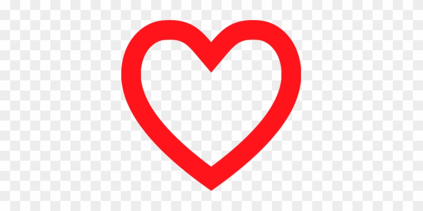 Heart Computer Icons Symbol Shape Love - Borde Corazon Rojo Png #1399244
