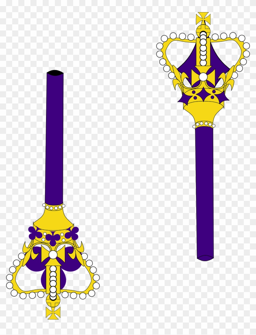 Sceptre Purple Staff - King Staff Vector #1399266