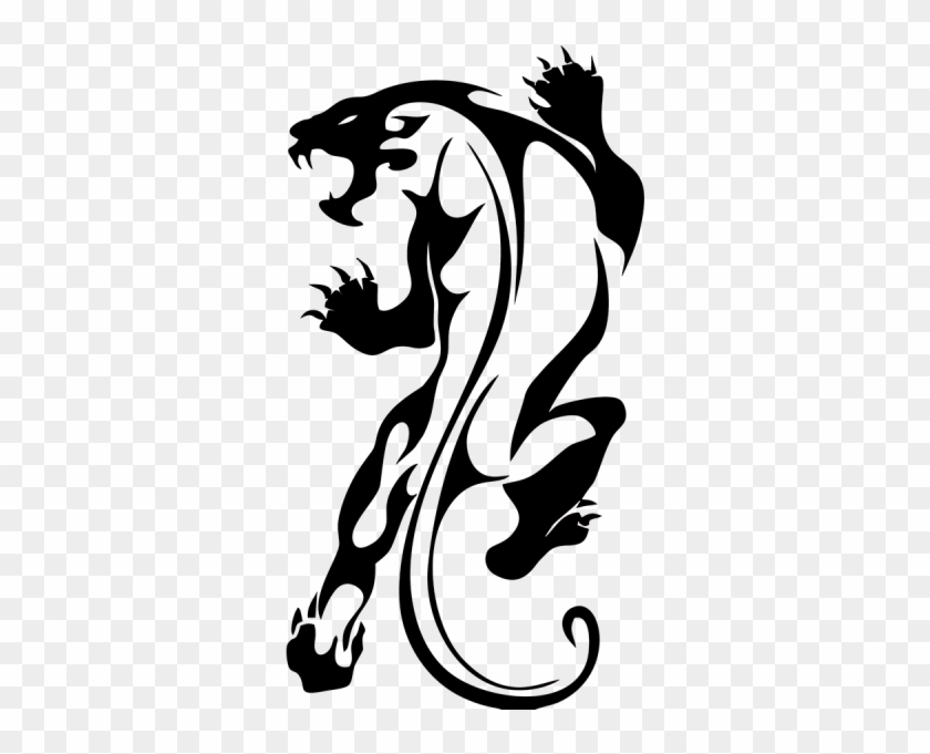 Jaguar Vinyl Sticker - Tiger Tribal Tattoo #1399313