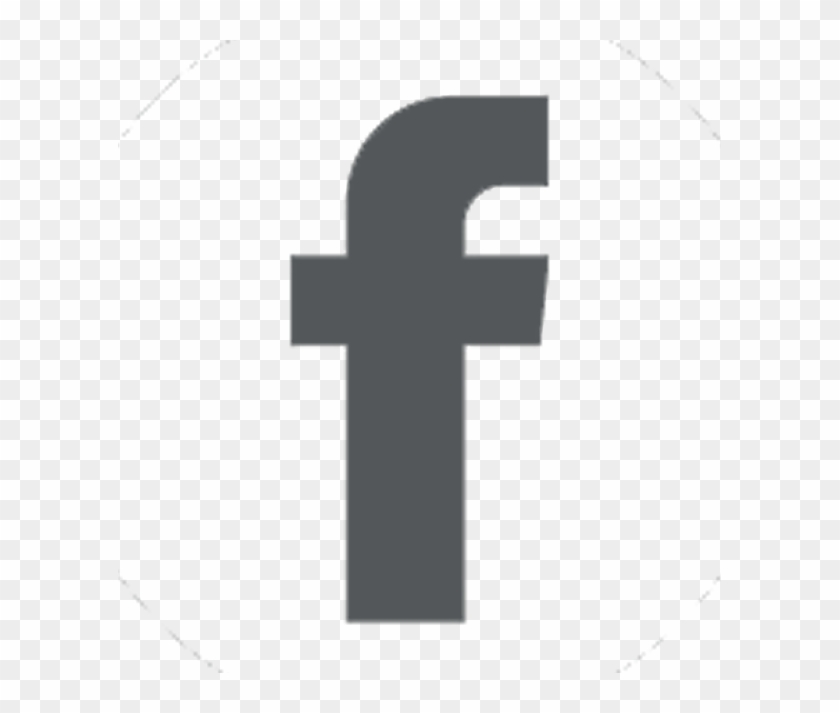 Connect With Us - Gray Facebook Icon Transparent #1399341