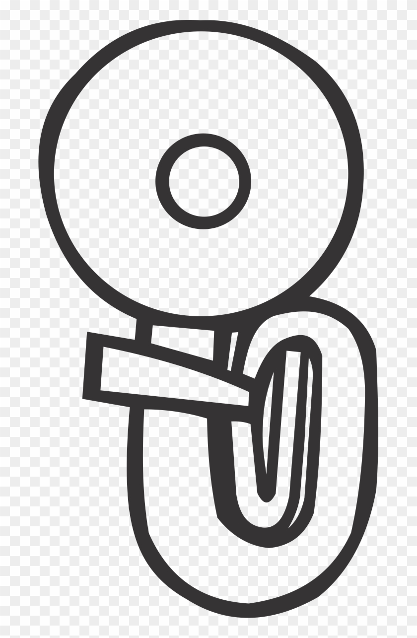 Tuba - Black And White #1399382