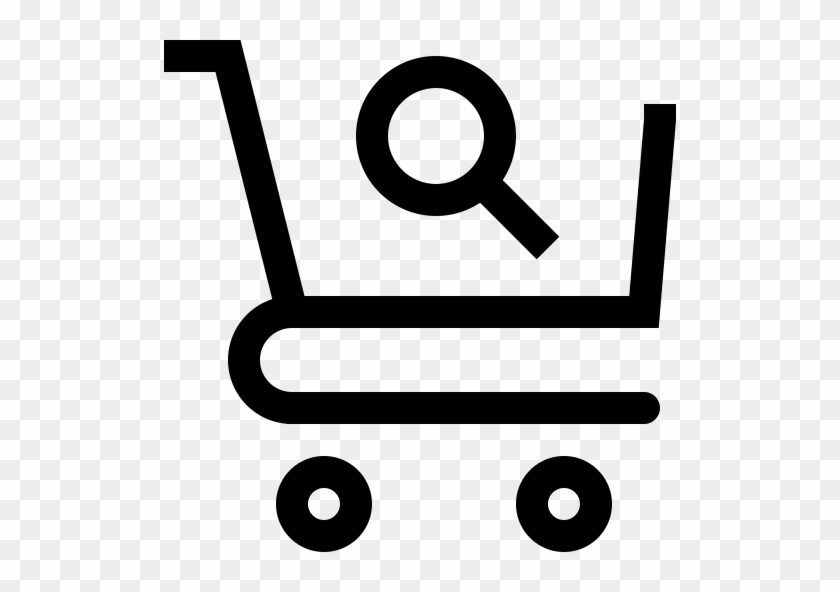 Shopping Cart Search, Commerce, Online Shop Icon - Complete Purchase Icon #1399408