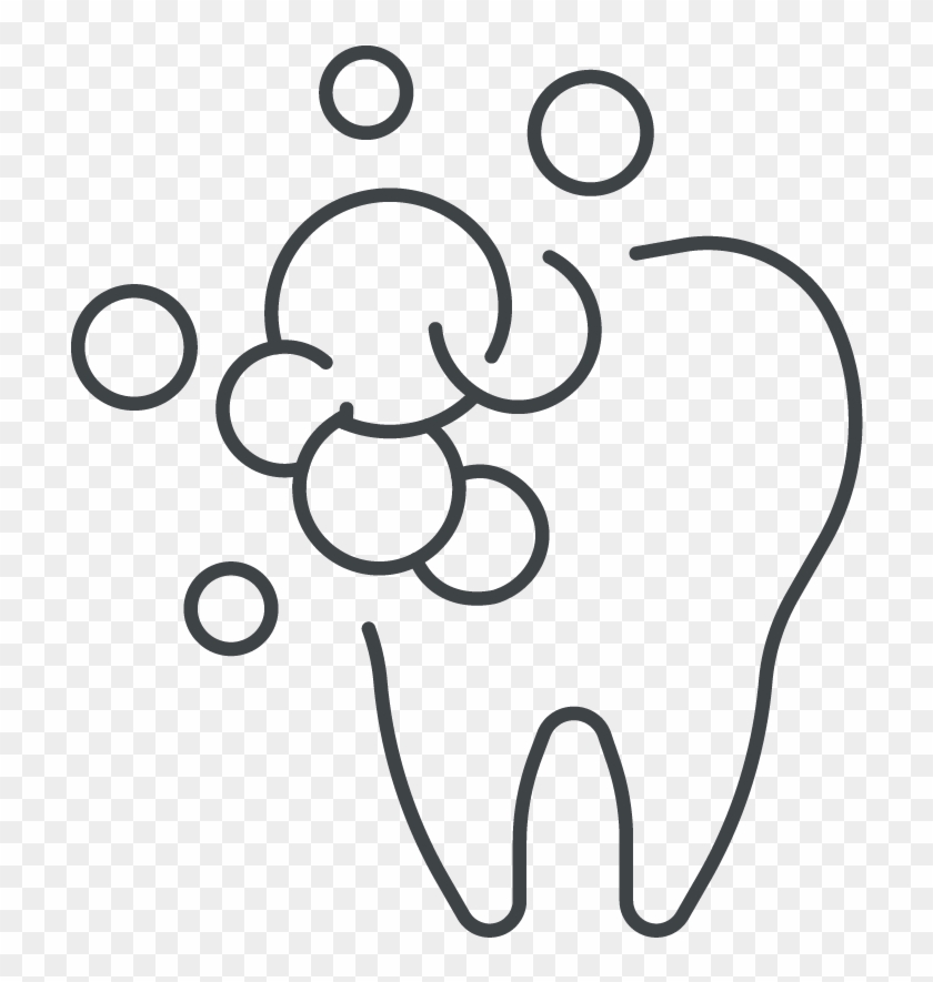 Dental Hygiene Icon - Line Art #1399451
