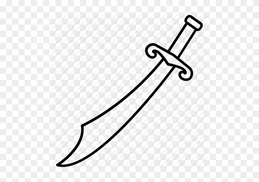 Weapon Clipart Scimitar Weapon Clip Art - Sword #1399563