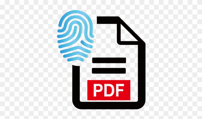Digital Fingerprinting Watermark - Fingerprint Scan Icon #1399611