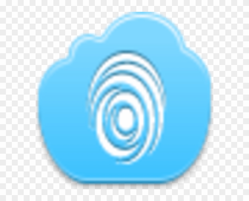 Free Blue Cloud Finger Print - Stock.xchng #1399612