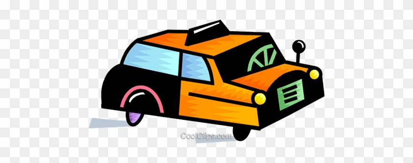 Taxi Cab Royalty Free Vector Clip Art Illustration - Taxi Cab Royalty Free Vector Clip Art Illustration #1399624