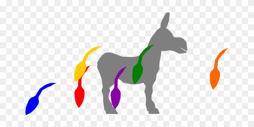 Pin The Tail On The Donkey Clip Art Christmas Computer - Pin The Tail On The Donkey Png #1399817