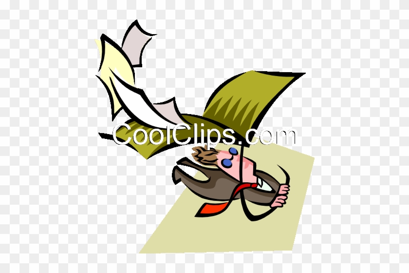 Man Flying An Envelope Kite Royalty Free Vector Clip - Man Flying An Envelope Kite Royalty Free Vector Clip #1400159