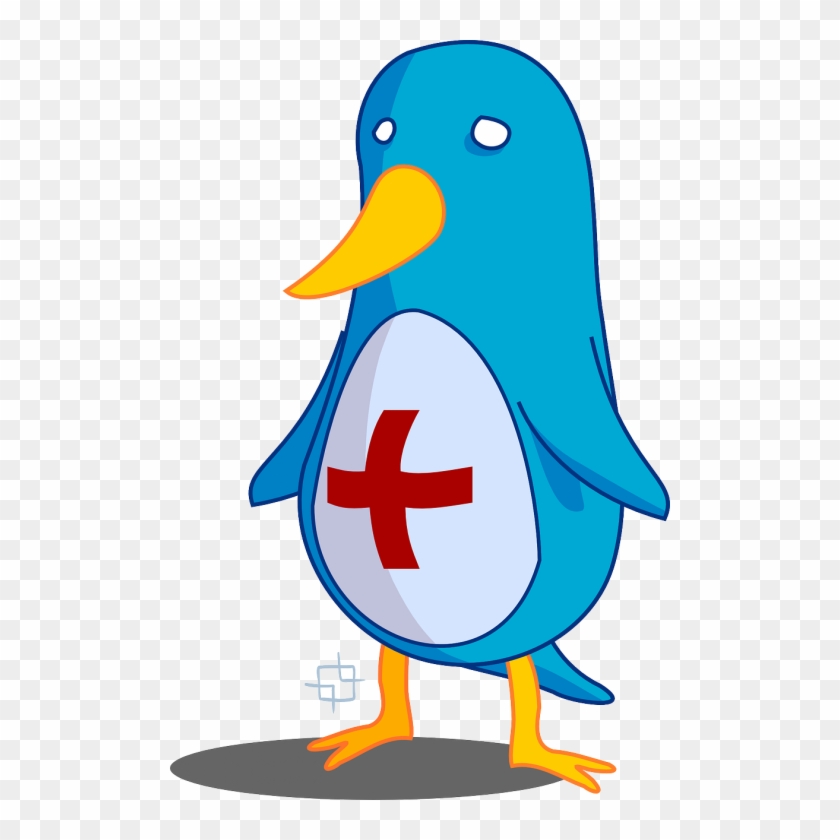 Tux,blue,penguin,red Cross,medic,help,free Vector Graphics - Clip Art #1400163