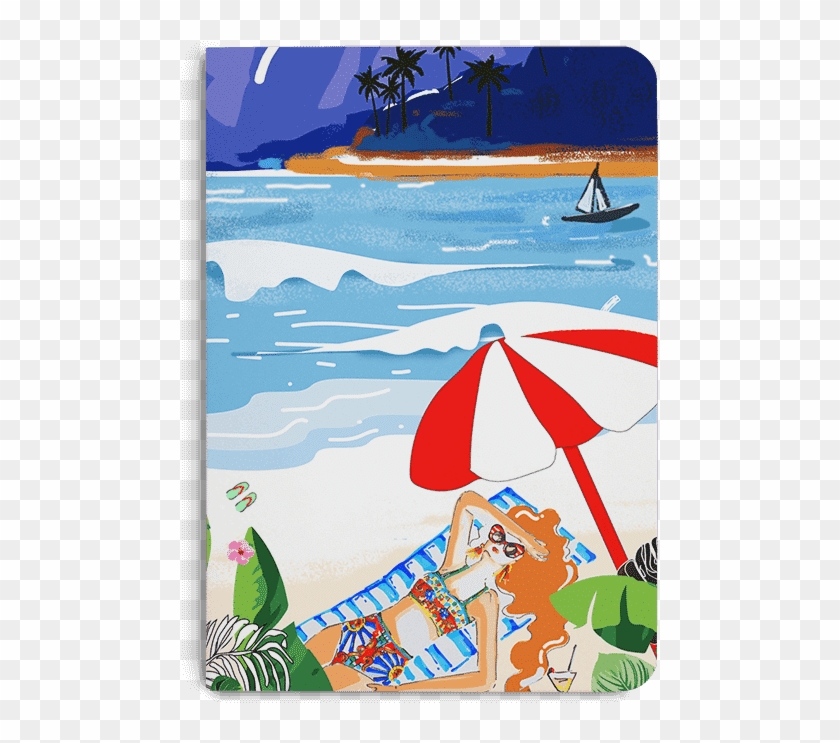 Dailyobjects Beach Bum 2 A5 Notebook Plain Buy Online - Illustration #1400206