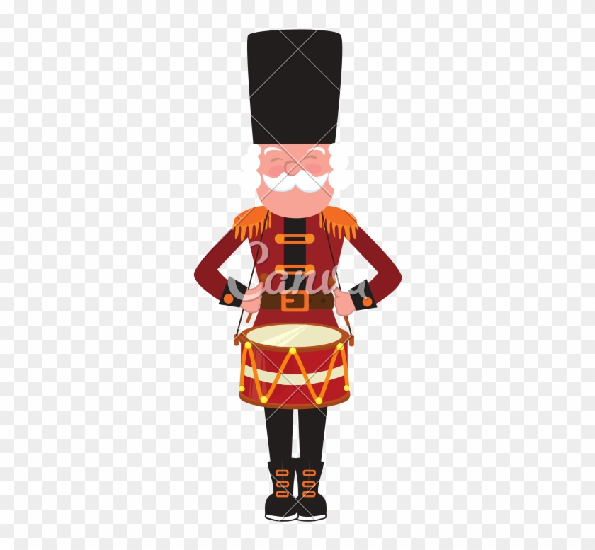 Cute Nutcracker Toy Icon - Vector Graphics #1400219