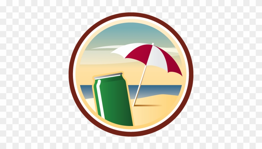 Beach Bum Message - Badge #1400236