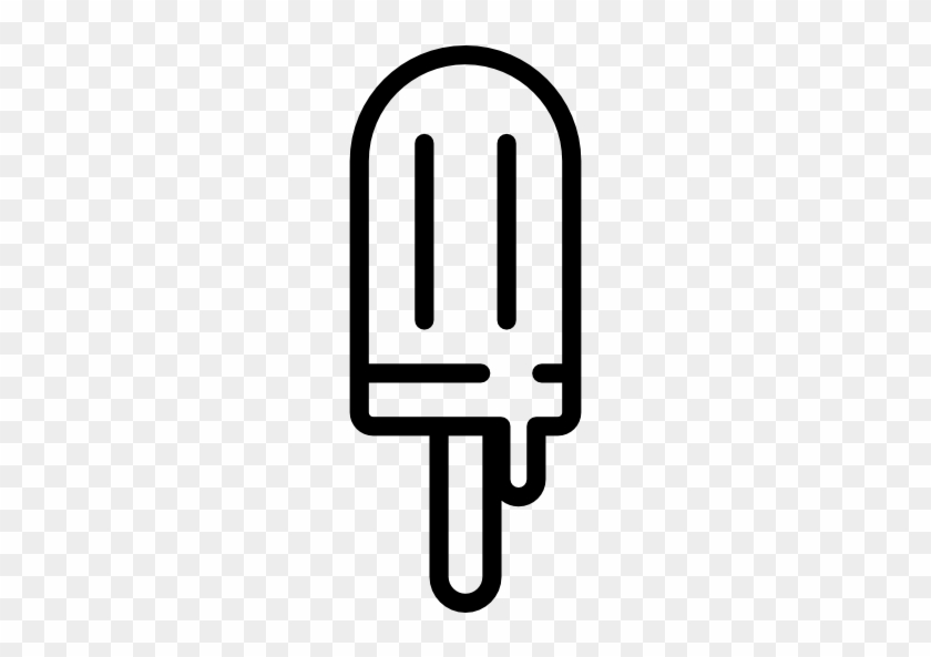 Ice Cream Free Food - Melting Ice Cream Icon #1400301