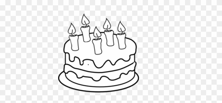 Black And White Cake Png Transparent Black And White - Cake Black And White Clip Art #1400364