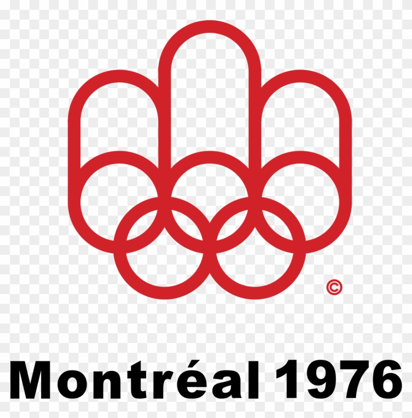 Summer Olympics Wikipedia Clipart Black And White - Montreal 1976 Olympics Logo #1400377