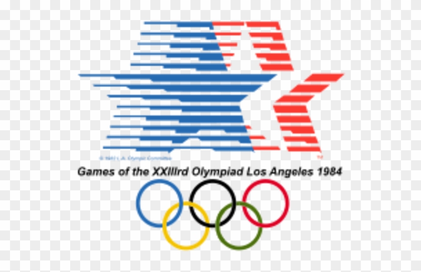 Opening Ceremony For Los Angeles, Ca, Usa Summer Olympics - Los Angeles 1984 Olympic Logo #1400418