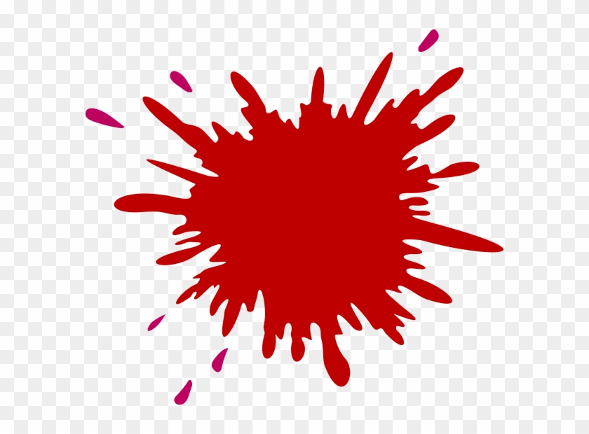 Svg Library Download Dark Red Clip Art At Clker Com - Red Color Splash Clipart #1400428