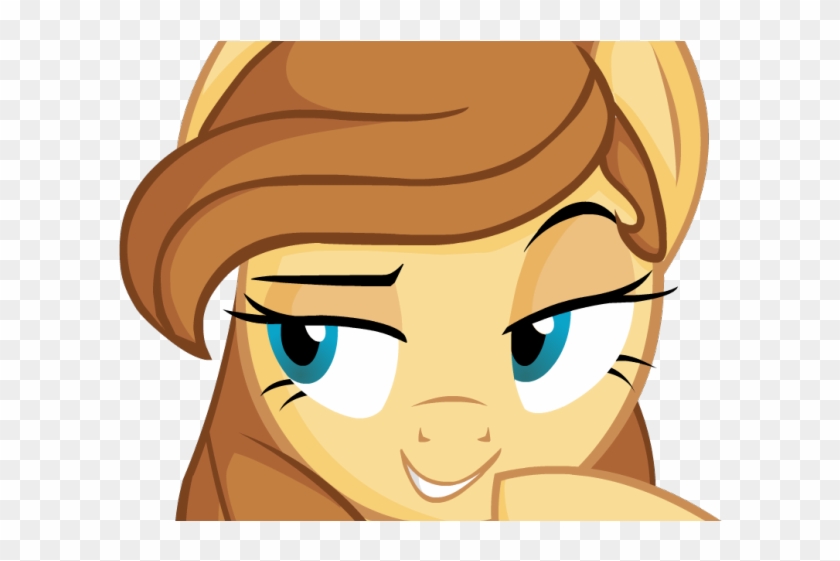 Grin Clipart Smirk - Mlp Button Mash's Mom #1400586