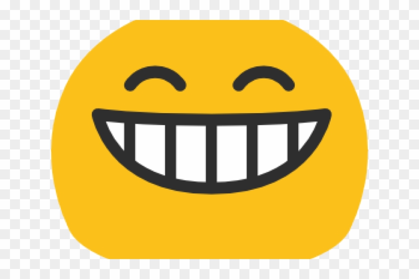 Grin Clipart Emoji - Imagen De Emoji Sonriente #1400638
