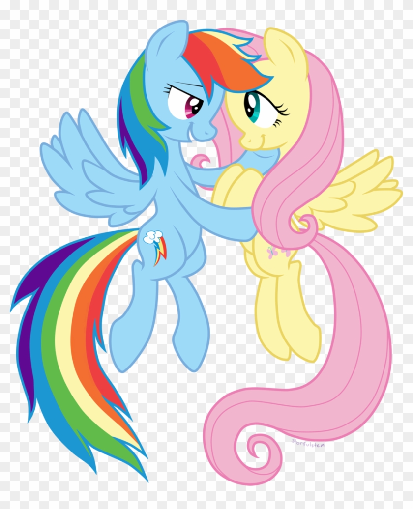 Storfulsten, Female, Flutterdash, Fluttershy, Flying, - Fluttershy #1400642