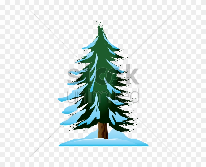 Download Snow Pine Trees Icon Png Clipart Christmas - Pine Snow Vector #1400864