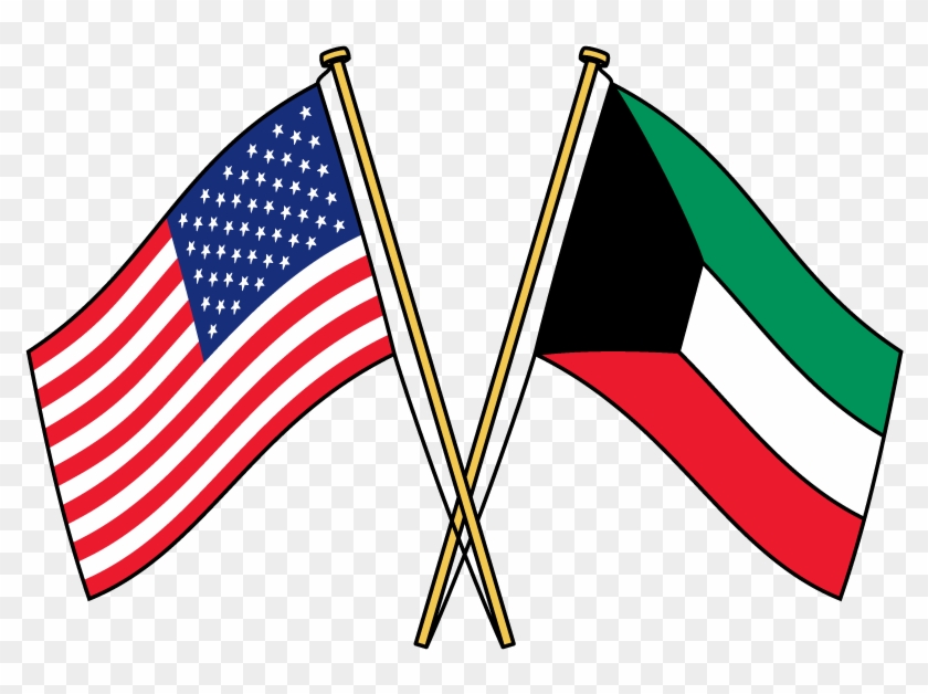 Crossed American/korean Flag - Usa And Italy Flags #1400882