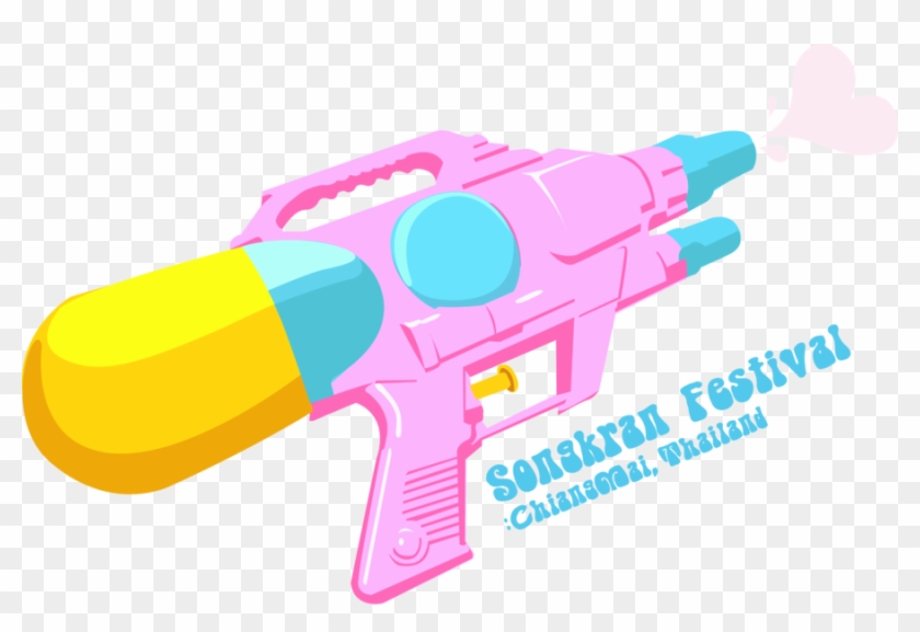 Guns Clipart Water Gun - Songkran Festival Logo Png #1401180