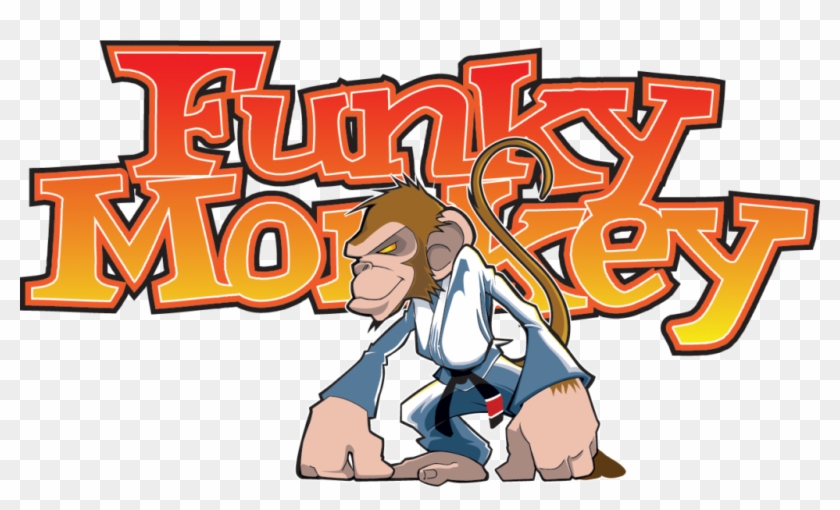 The Funky Monkey Mma Radio Logo - Jiu Jitsu Monkey Fun #1401209