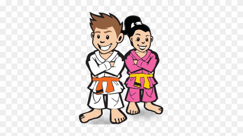 No Gi Jiu Jitsu Class Kids - Cartoon #1401210