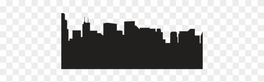 Clip Art Free Stock Chicago Vector Illustration - City Skyline Silhouette Png #1401256