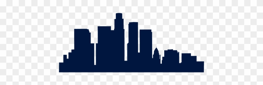 La City Skyline Silhouette At Getdrawings - Los Angeles City Png #1401273