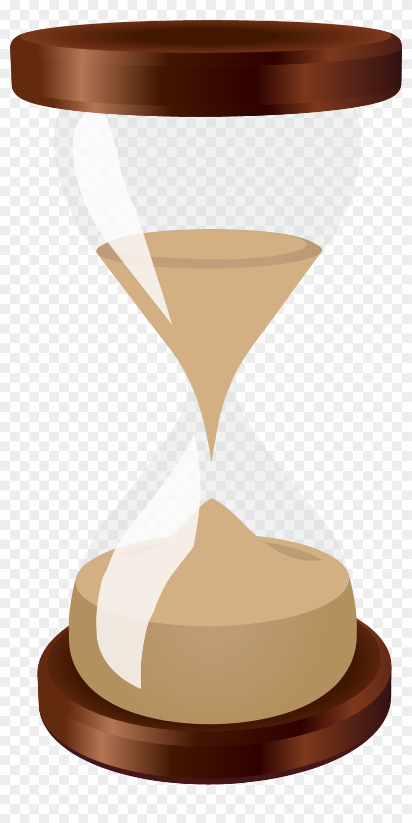 Hourglass Clock Sand Euclidean Vector - Sand Timer Vector Png #1401275