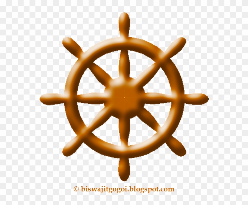Wheel Marine Peacock Clipart Wedding Indian Medical - Ship Wheel Silhouette #1401282