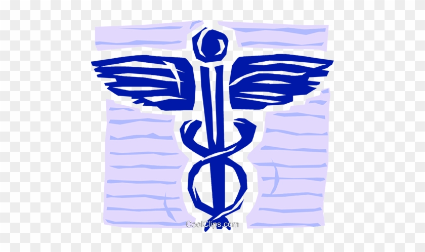 Caduceus Medical Symbol Royalty Free Vector Clip Art - Illustration #1401294